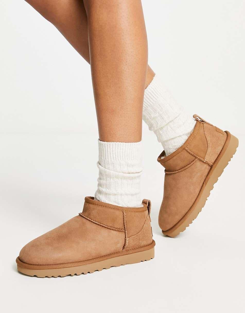 UGG Classic Ultra Mini Boot Chestnut.