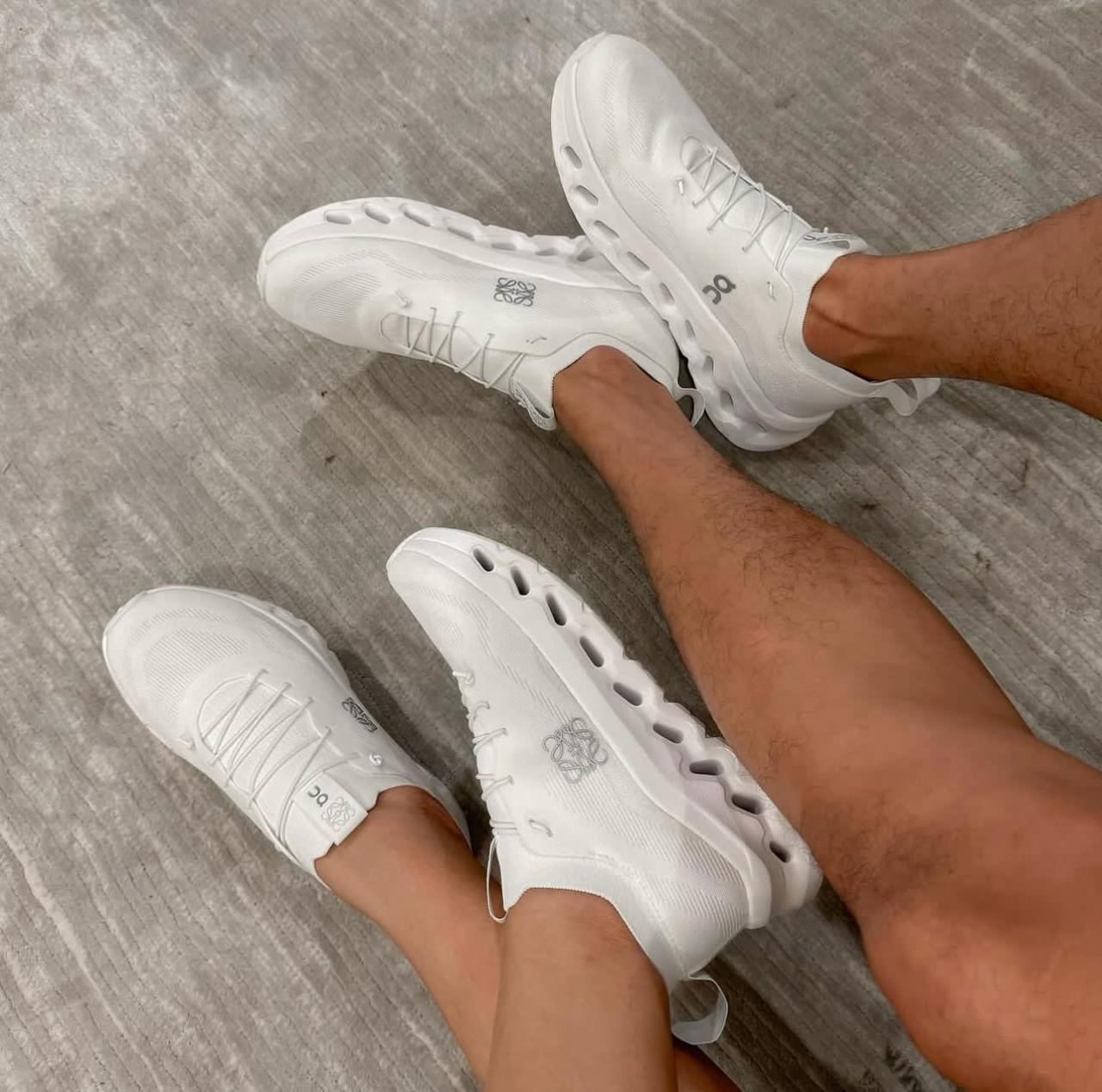 Loewe X On Cloudtilt all white1