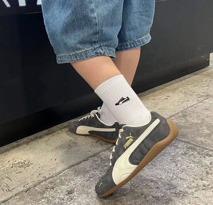 Puma speedcat faded in dark grey color