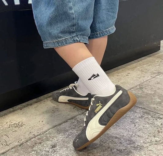 Puma speedcat faded in dark grey color