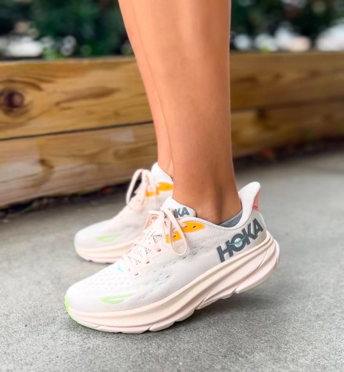 Hoka One One Clifton 9 Vanilla Astral - Neutral Running Shoes for Daily Training