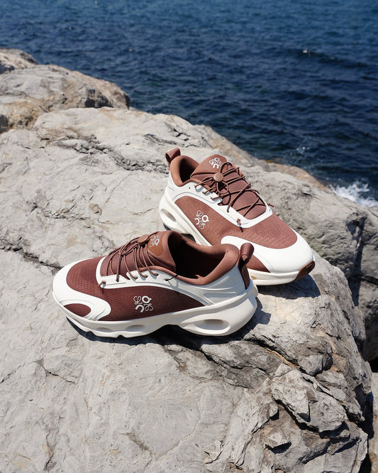 LOEWE x On Running Cloudsolo - Eggshell (Black/Taupe/Red)