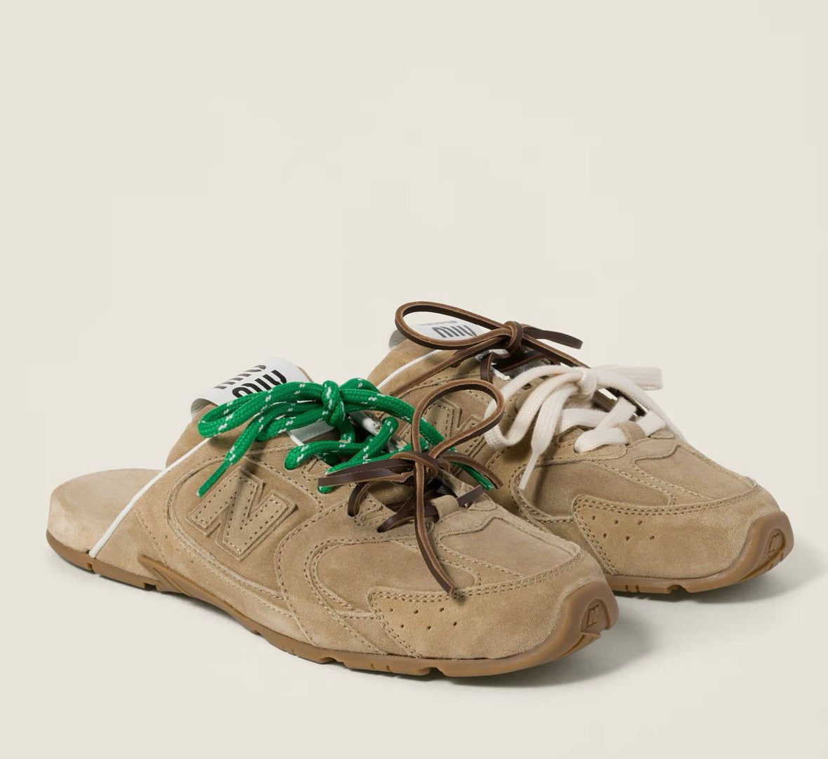New Balance 530 SL Mule Miu Miu Ecru