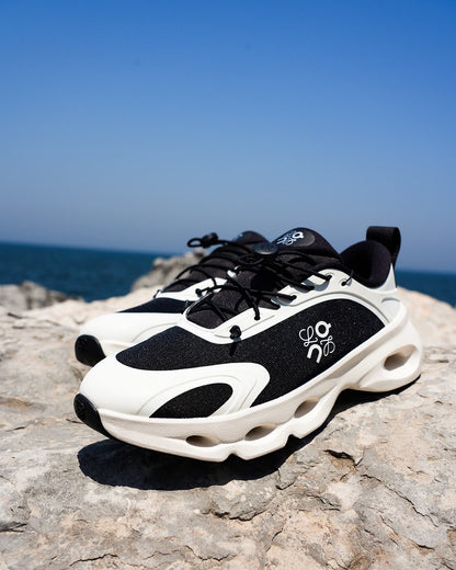 LOEWE x On Running Cloudsolo - Eggshell (Black/Taupe/Red)