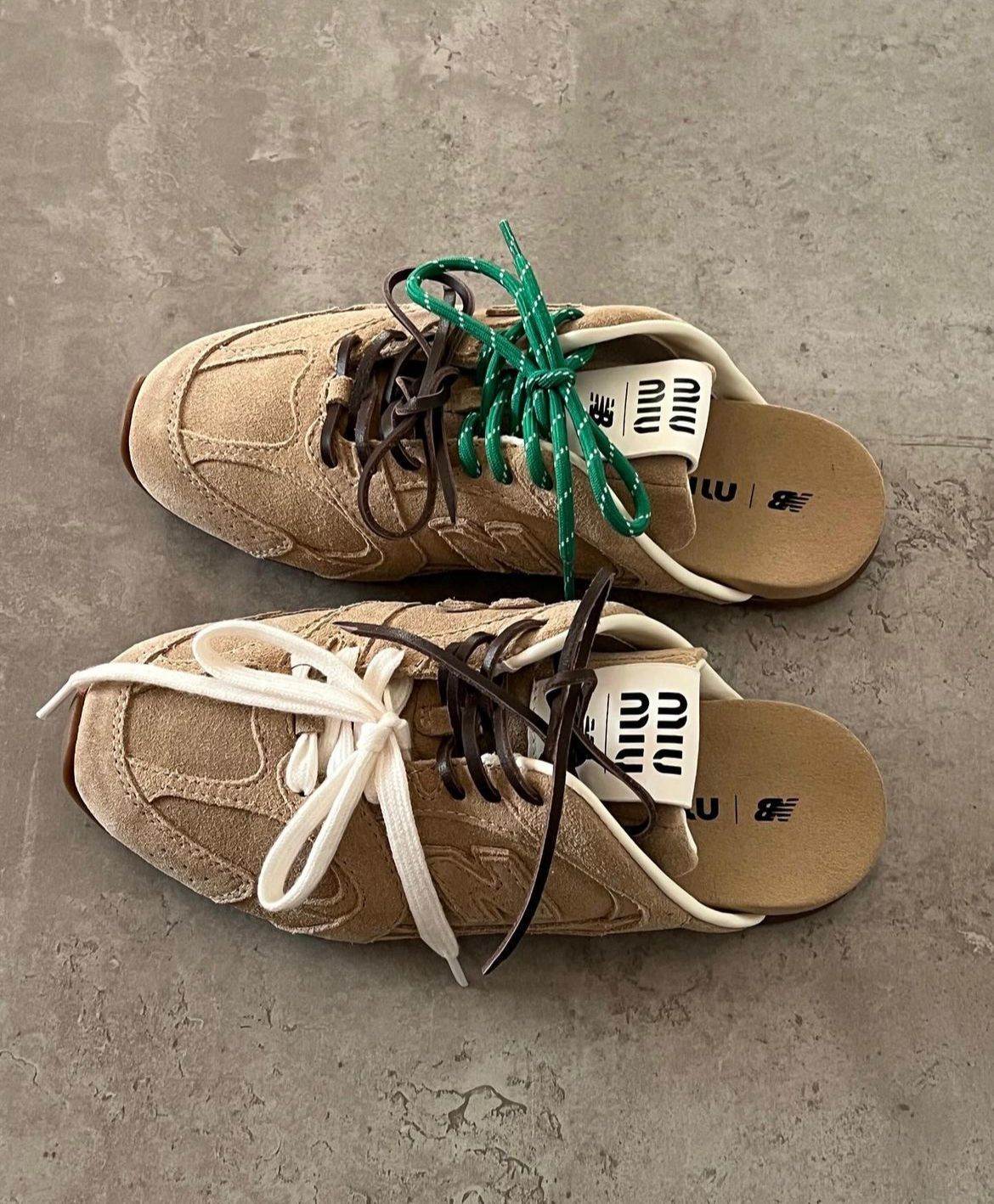 New Balance 530 SL Mule Miu Miu Ecru