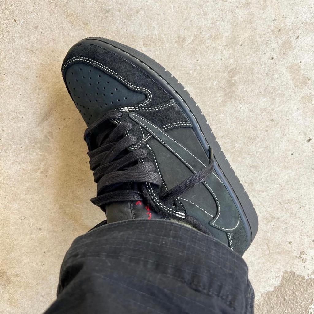 Travis Scott x Air Jordan 1 Low OG「Black Phantom」