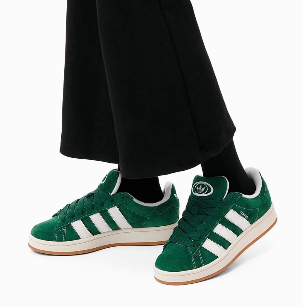 Adidas Campus 00s Dark Green Cloud White