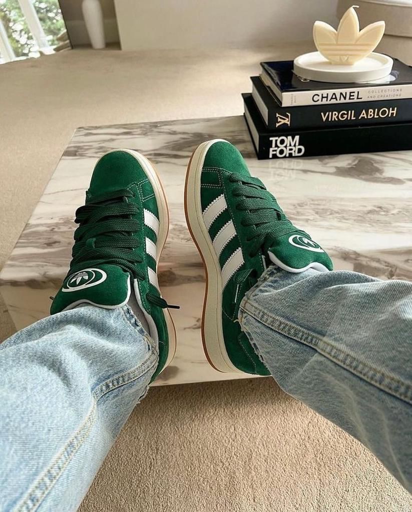 Adidas Campus 00s Dark Green Cloud White