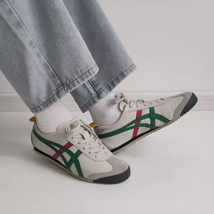 Onitsuka Tiger Mexico 66 Birch Green Red Yellow