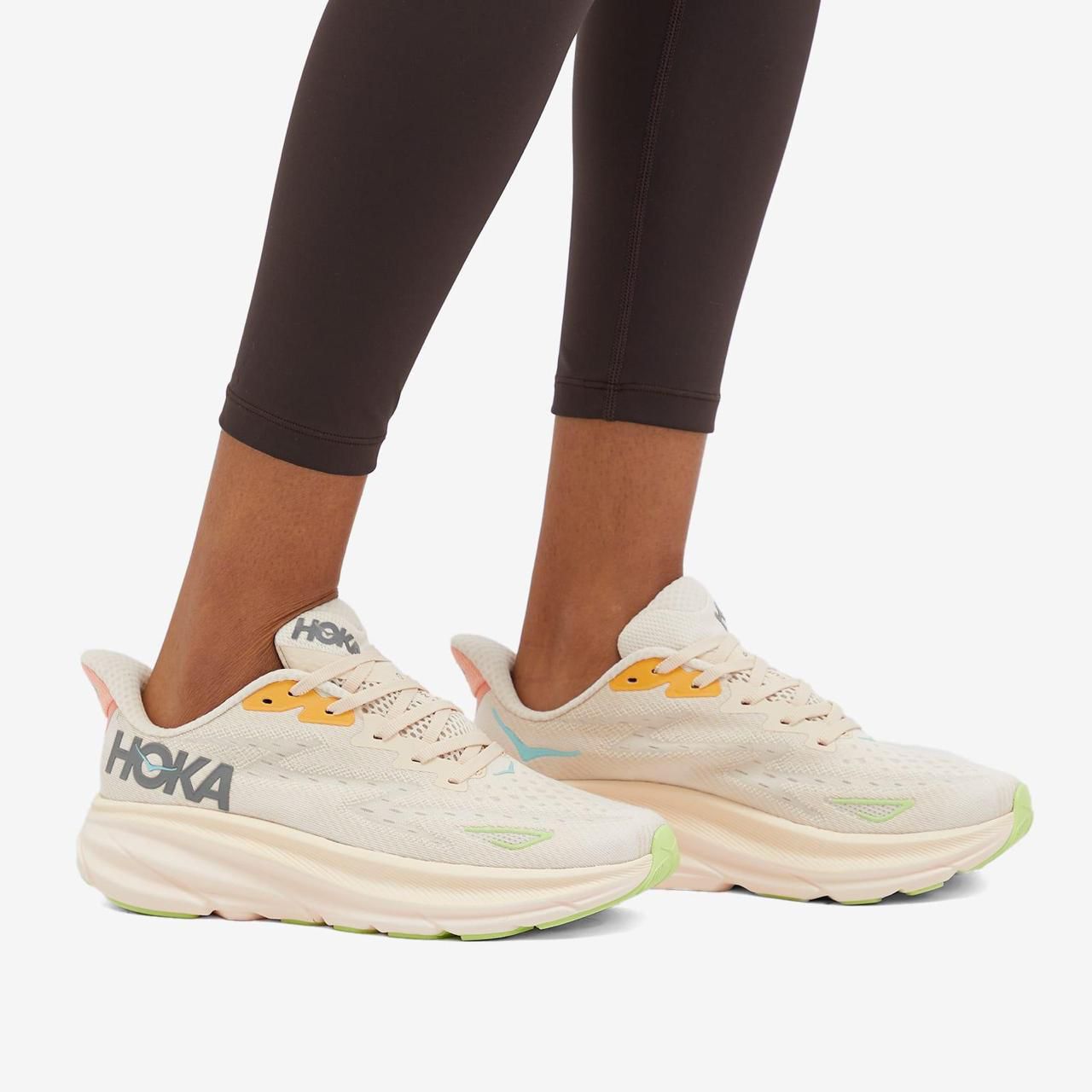 Hoka One One Clifton 9 Vanilla Astral - Neutral Running Shoes for Daily Training