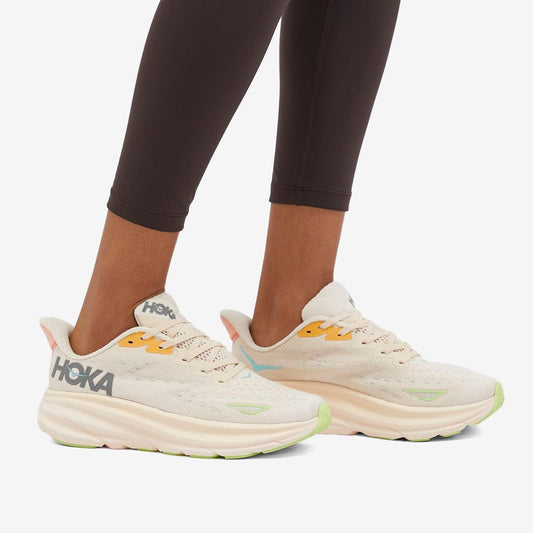 Hoka One One Clifton 9 Vanilla Astral - Neutral Running Shoes for Daily Training