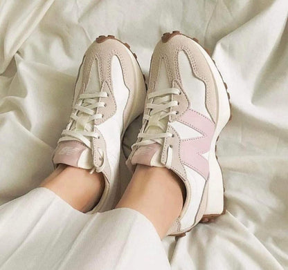 New balance 327 white and pink