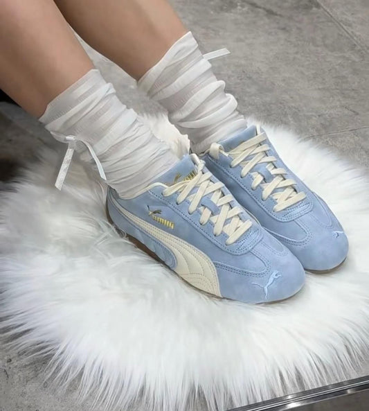 Puma Speedcat Faded Sneakers in Sky Blue