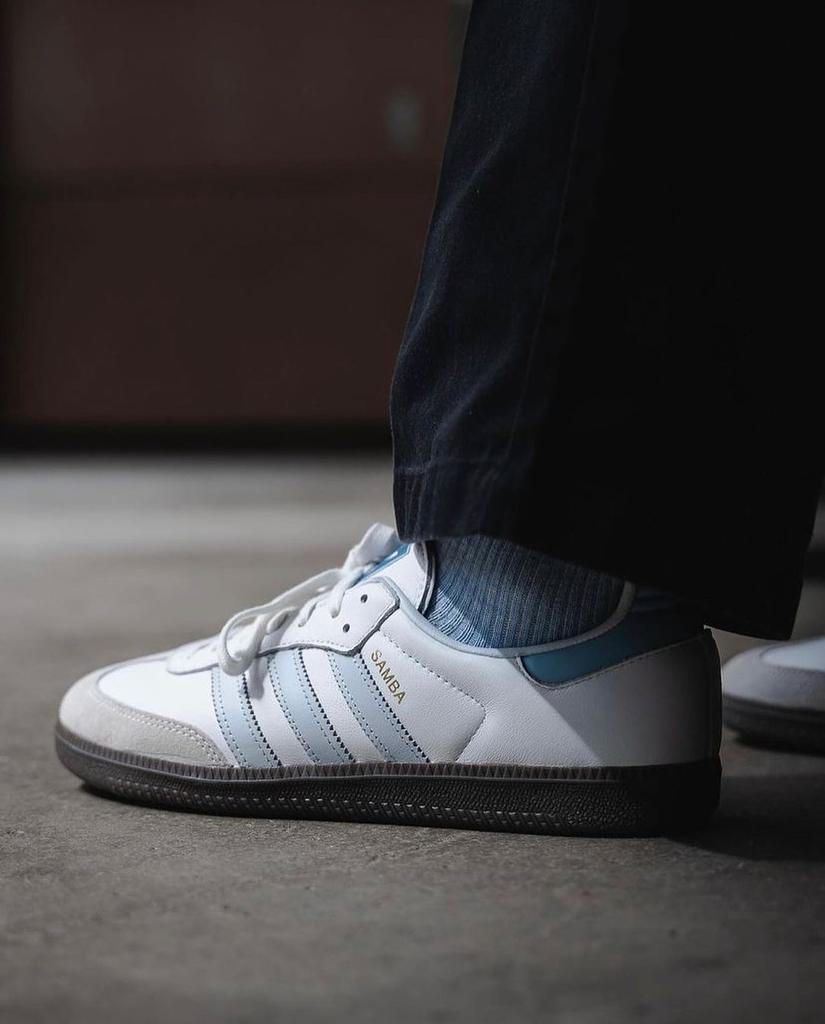 Adidas Samba OG White Halo Blue